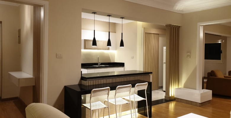 شقة مفروش للايجار بالزمالك / Furnished apartment for rent in Zamalek.