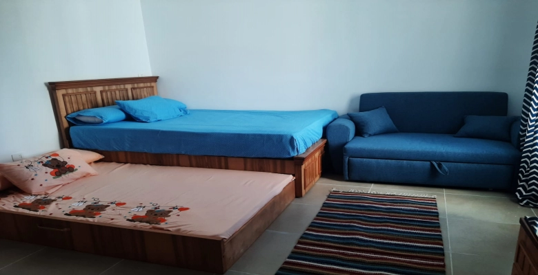 شاليه ايجار بالساحل الشمالي ( امواج ) / Chalet for rent in the North Coast (Amwaj)