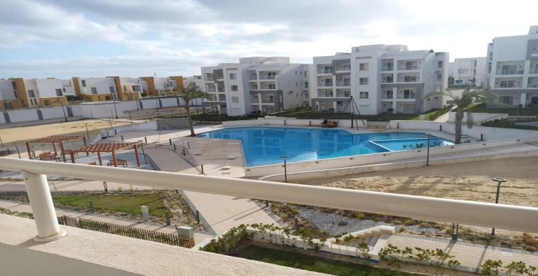 شاليه ايجار بالساحل الشمالي ( امواج ) / Chalet for rent in the North Coast (Amwaj)