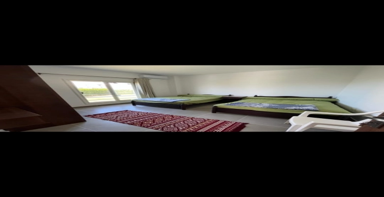 شاليه ارضي بجنينه للايجار بالساحل الشمالي ( امواج )