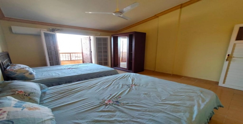 شاليه للايجار مارينا الساحل الشمالي 3 غرف