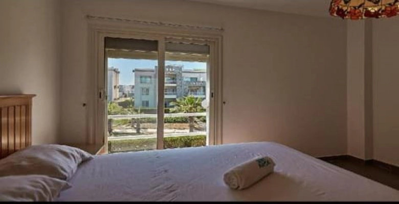 شاليه للإيجار سيدي عبد الرحمن امواج الساحل الشمالي Chalet for rent Sidi Abdel Rahman Amwaj North Coast