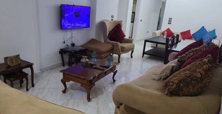 شقة مفروشة  للايجار فى المهندسين شارع احمدعرابى 130 متر -  Apartment for rent in Ahmed Orabi Street
