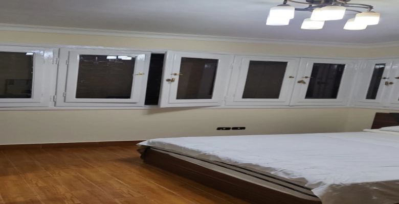 شقة مفروشة  للايجار فى المهندسين شارع احمدعرابى 130 متر -  Apartment for rent in Ahmed Orabi Street