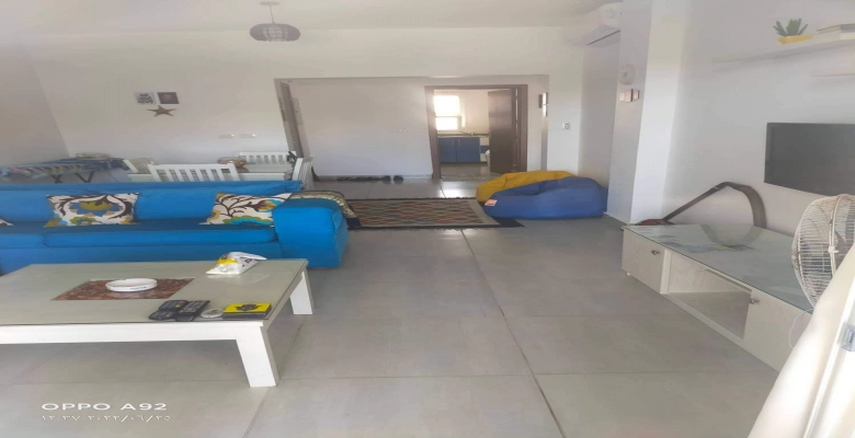 شاليه للايجار في قريه امواج - الساحل الشمالي / A first-floor chalet is available for rent in Amwaj Village, North Coast