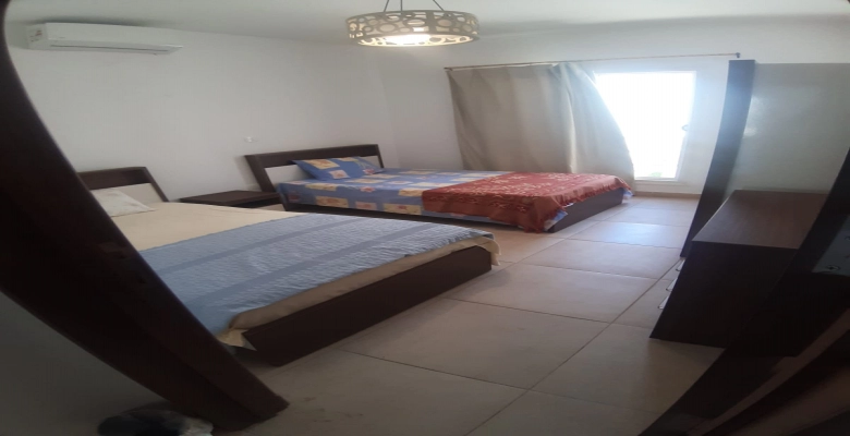 شاليه للايجارفي قرية امواج - الساحل الشمالي / Chalet for rent in Amwaj village - North Coast