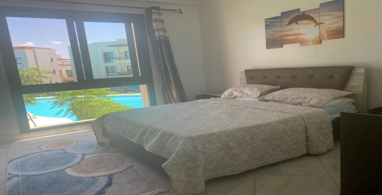 شاليه للايجار بالساحل الشمالي ( مراسي بلانكا ) / Chalet for rent in the North Coast (Marassi Blanca)