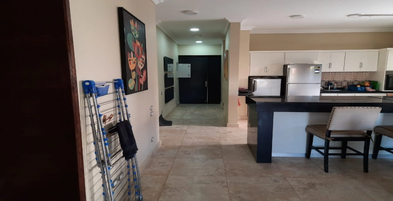 شاليه فاخر للايجار في هاسيندا باي الدور الارضي 3 غرف