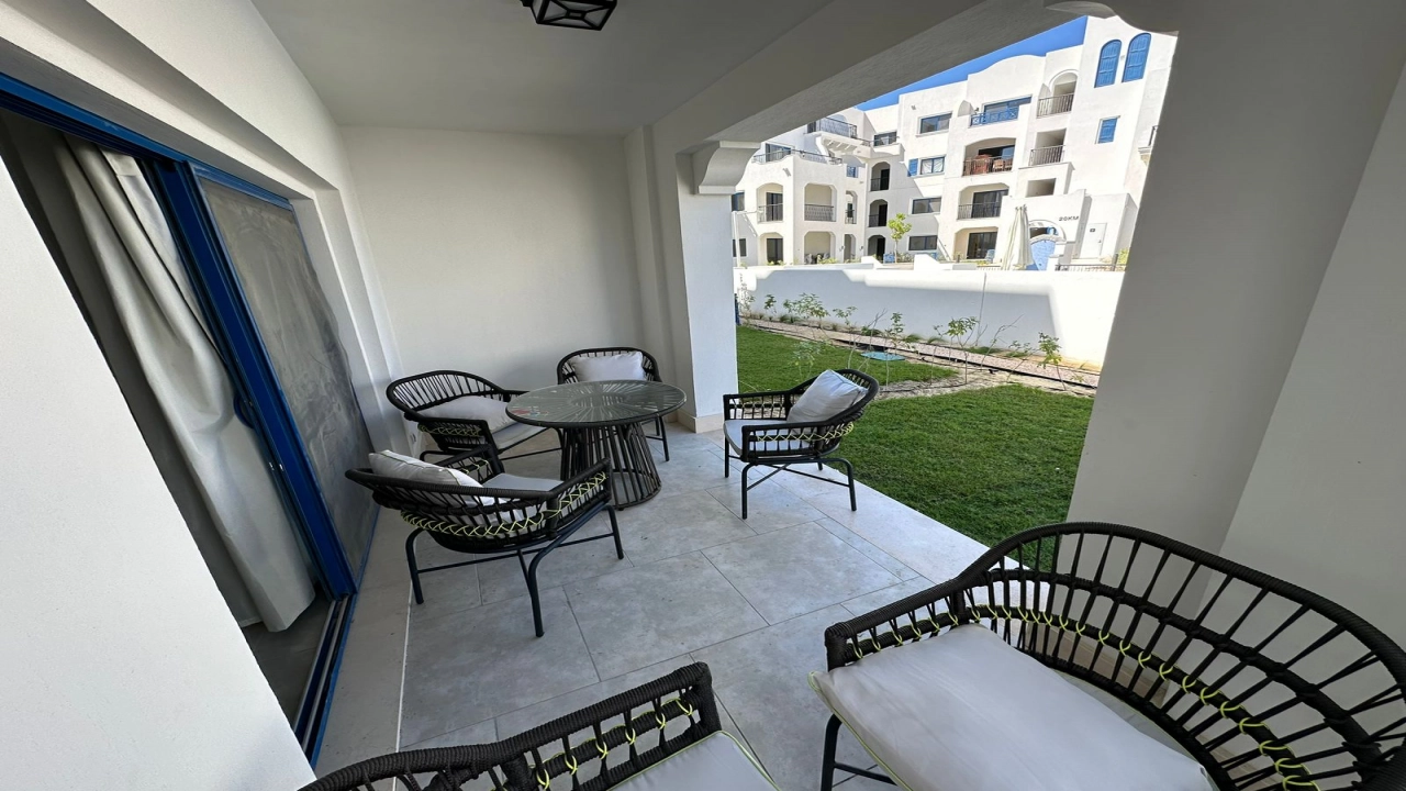 شالية 2 غرفة للايجار - بالساحل الشمالي - مراسي ( جريك )