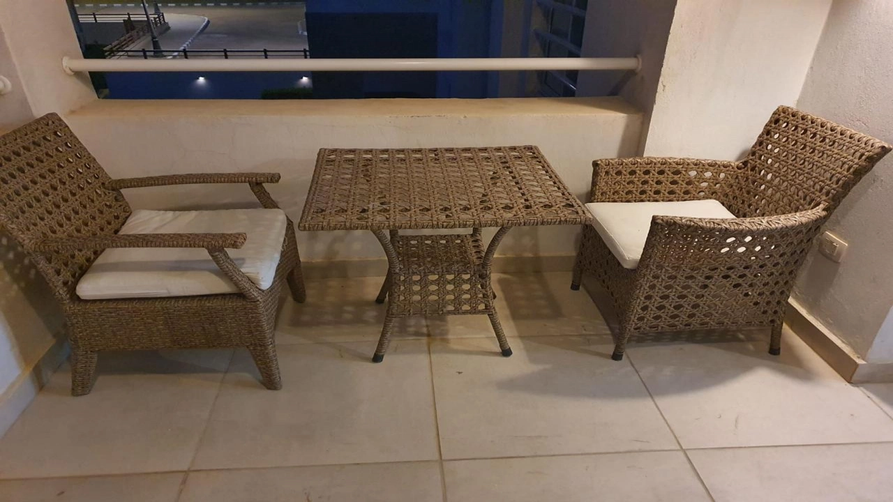 شالية غرفتين للأيجار قرية امواج الساحل الشمالي