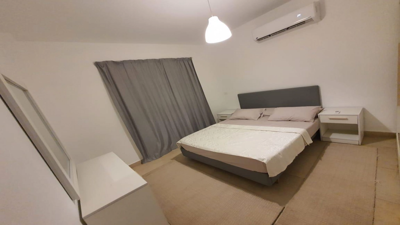 شالية غرفتين للأيجار قرية امواج الساحل الشمالي