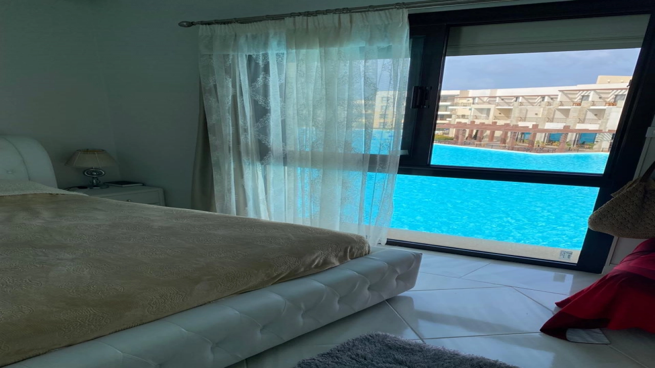 شالية 3 غرفة للايجار - الساحل الشمالي - بمراسي ( بلانكا )