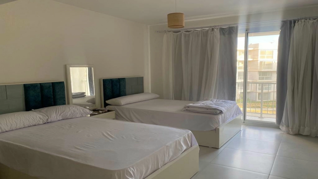 شالية 2 غرفة للأيجار بالساحل الشمالي قرية مراسي مارينا