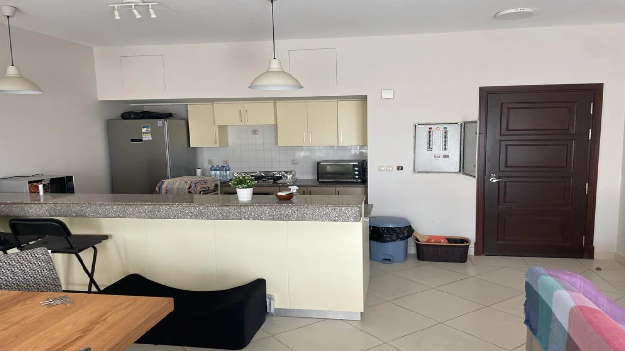 شالية 3 غرف للأيجار بالساحل الشمالي بقرية مراسي(فيردي)