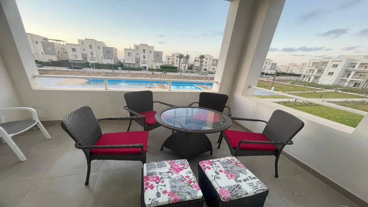 شاليه للايجار في امواج الساحل الشمالي غرفتين