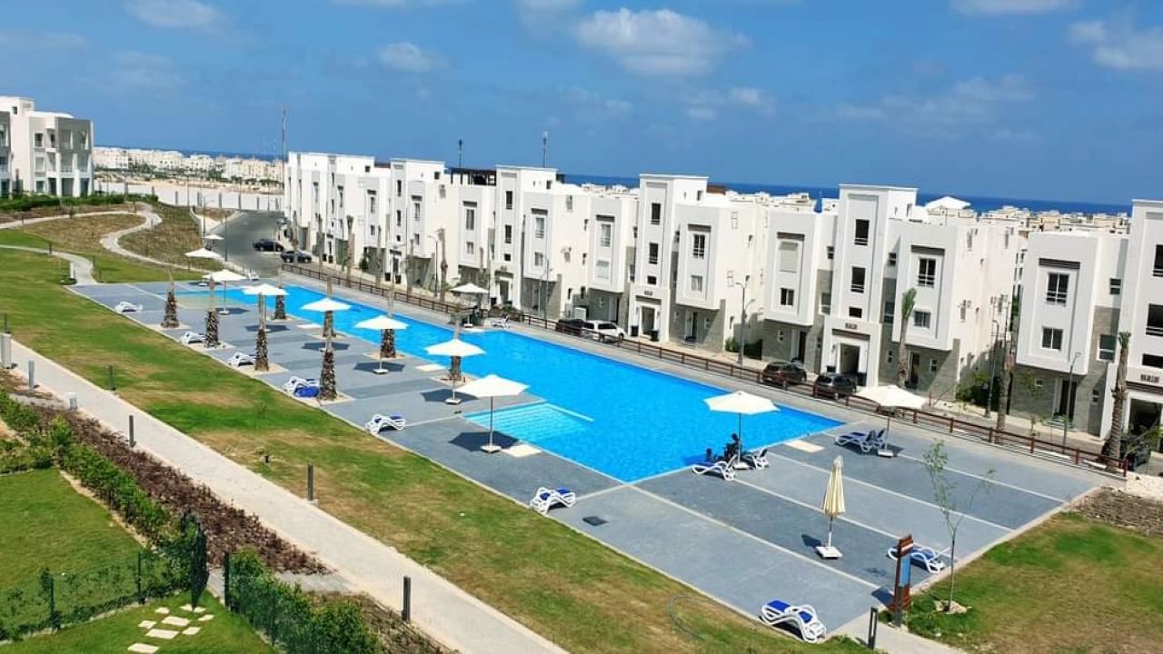 شاليه للايجار فى امواج الساحل الشمالي غرفتين