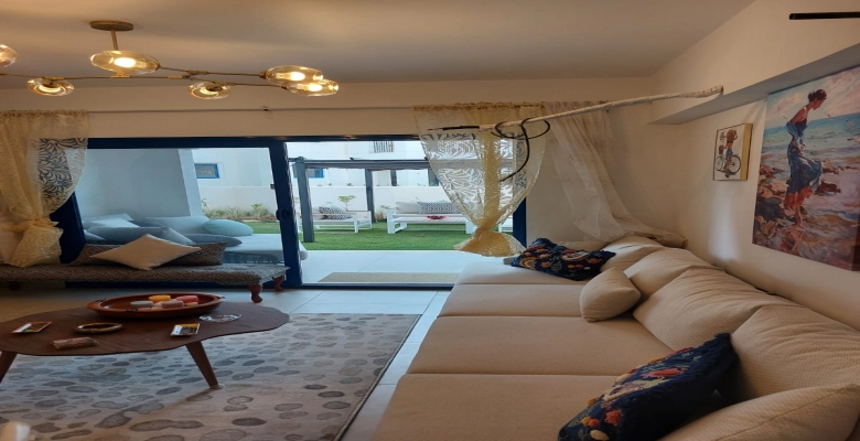 شاليه في قريه جريك الساحل الشمالي     Chalet in Greek Village, North Coast