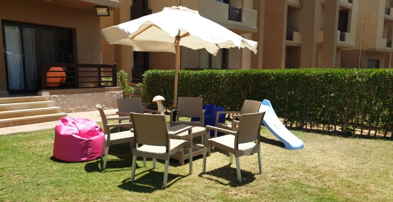 شالية للإيجار في قرية بلو باي العين السخنة Chalet for rent in Blue Bay Village, Ain Sokhna