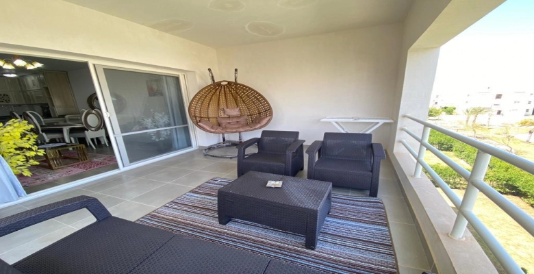 شالية للإيجار في قريه امواج  الساحل الشمالي Chalet for rent in Amwaj Village, North Coast