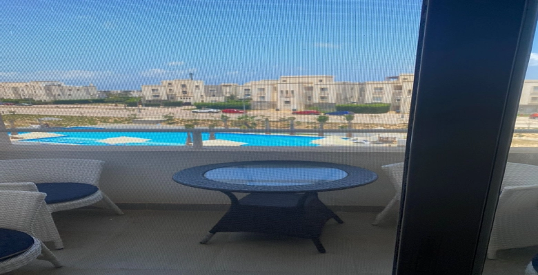 شاليه للإيجار في قرية امواج الساحل الشمالي Chalet for rent in Amwaj North Coast Village