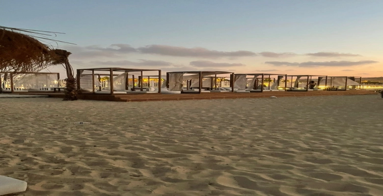 شالية للإيجار في قرية جايا راس الحكمة الساحل الشمالي Chalet for rent in Gaia Ras El Hekma Village, North Coast