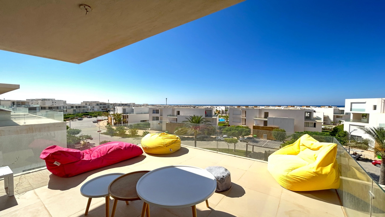 شالية للإيجار في قرية سيشل الساحل الشمالي