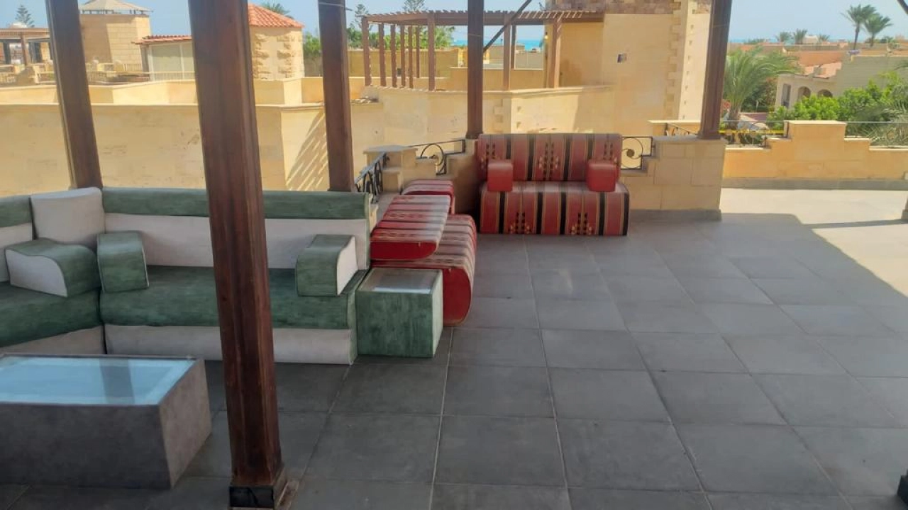 فيلا للإيجار في قرية مارينا الساحل الشمالي لسان الوزراء