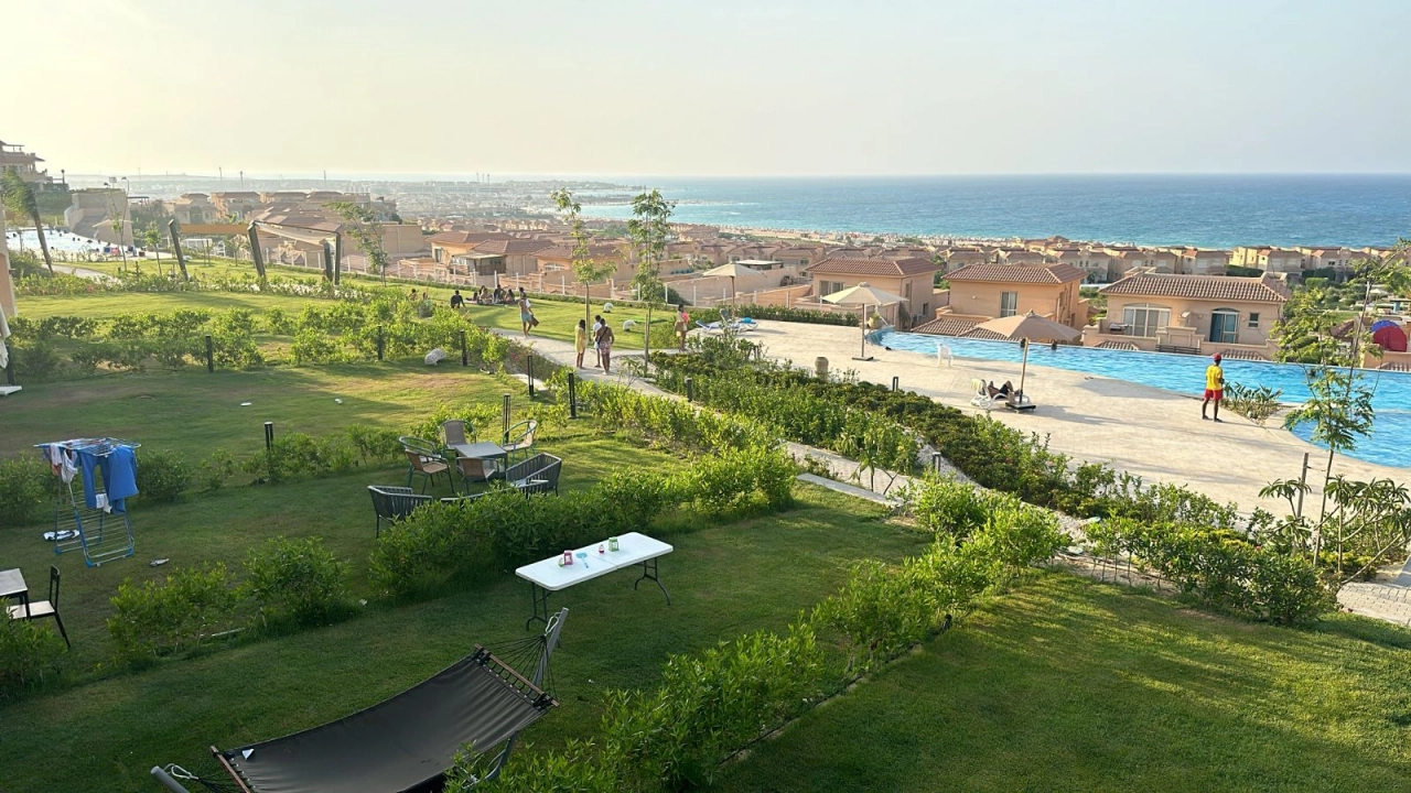 شاليه للايجار في تلال الساحل الشمالي 3غرف