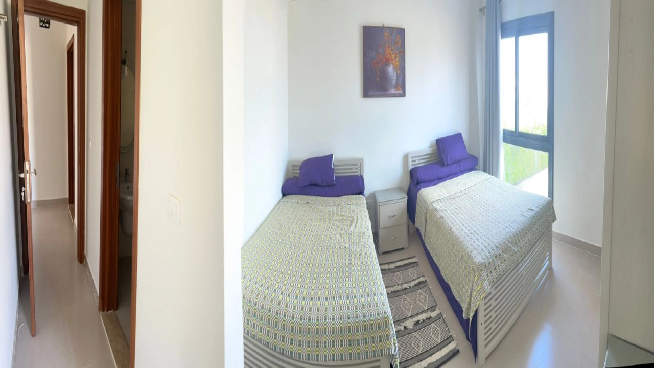 شاليه للايجار في جايا راس الحكمة ارضي بجاردن غرفتين