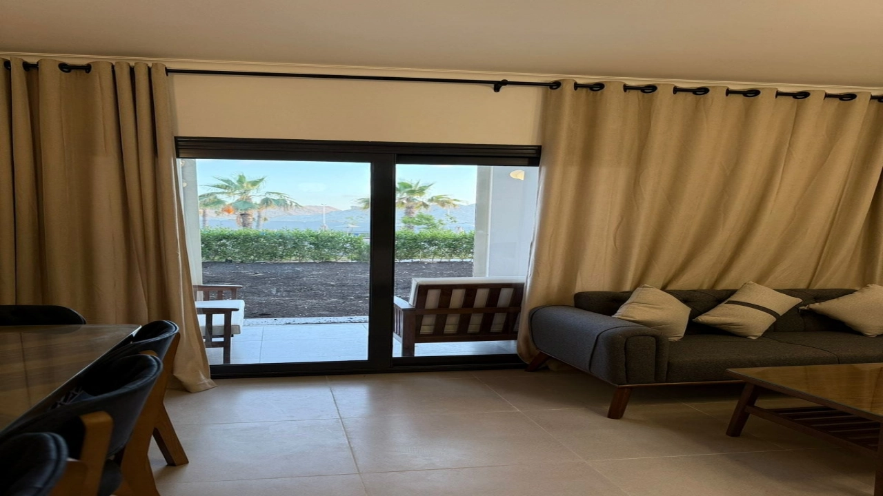 شالية للايجار في جايا راس الحكمة ارضي بجاردن 3غرف