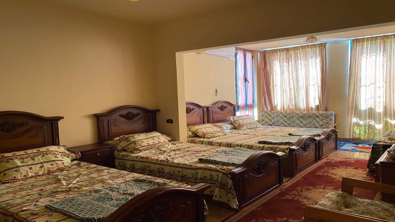 شالية للايجار في مينا4 ارضي بجاردن 3غرف