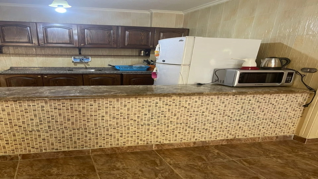 شالية للايجار في مينا4 ارضي بجاردن 3غرف