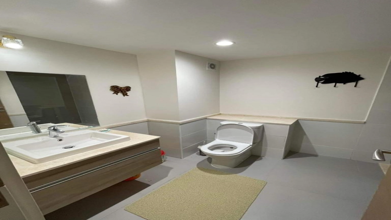 شاليه للايجار في مراسي ماريناارضي بجاردن غرفتين