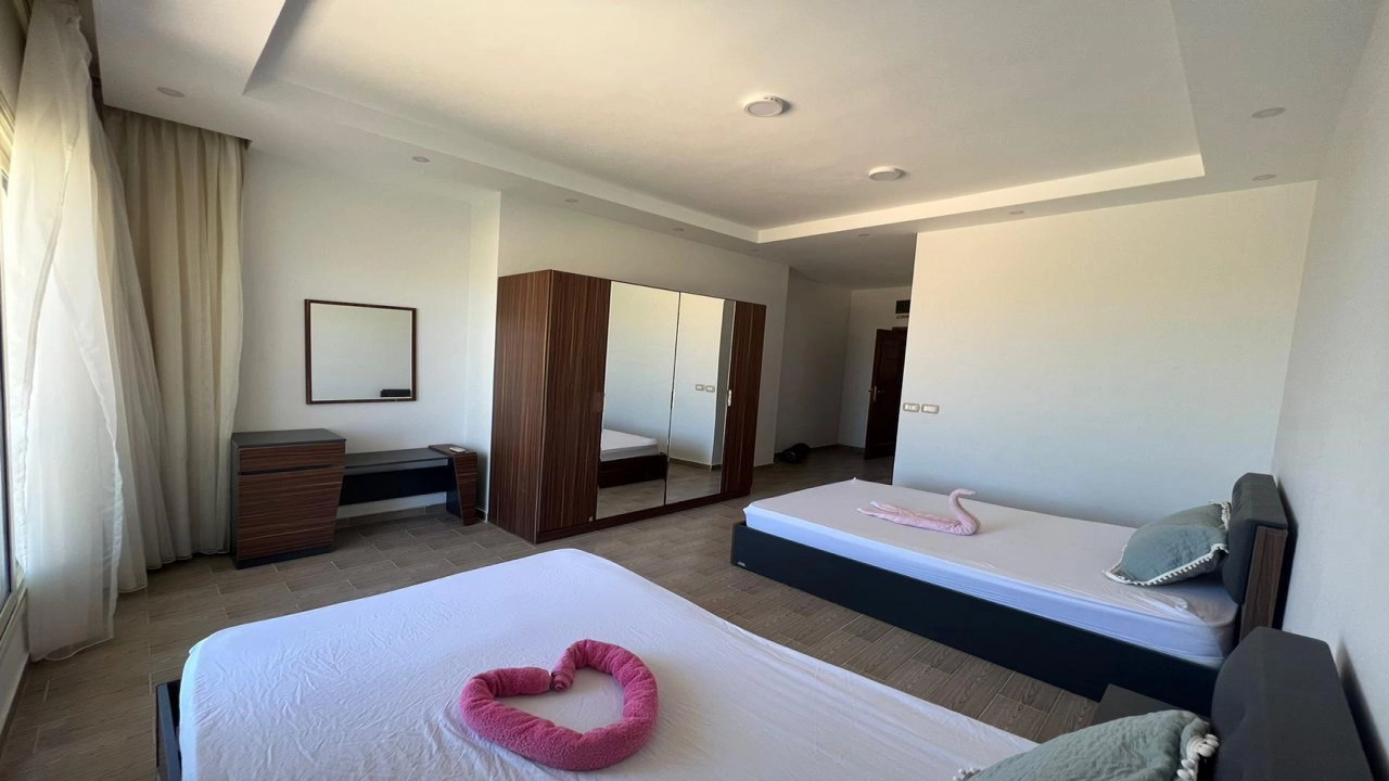 شاليه للإيجار في قرية هاسيندا باي الساحل الشمالي 4 غرف نوم