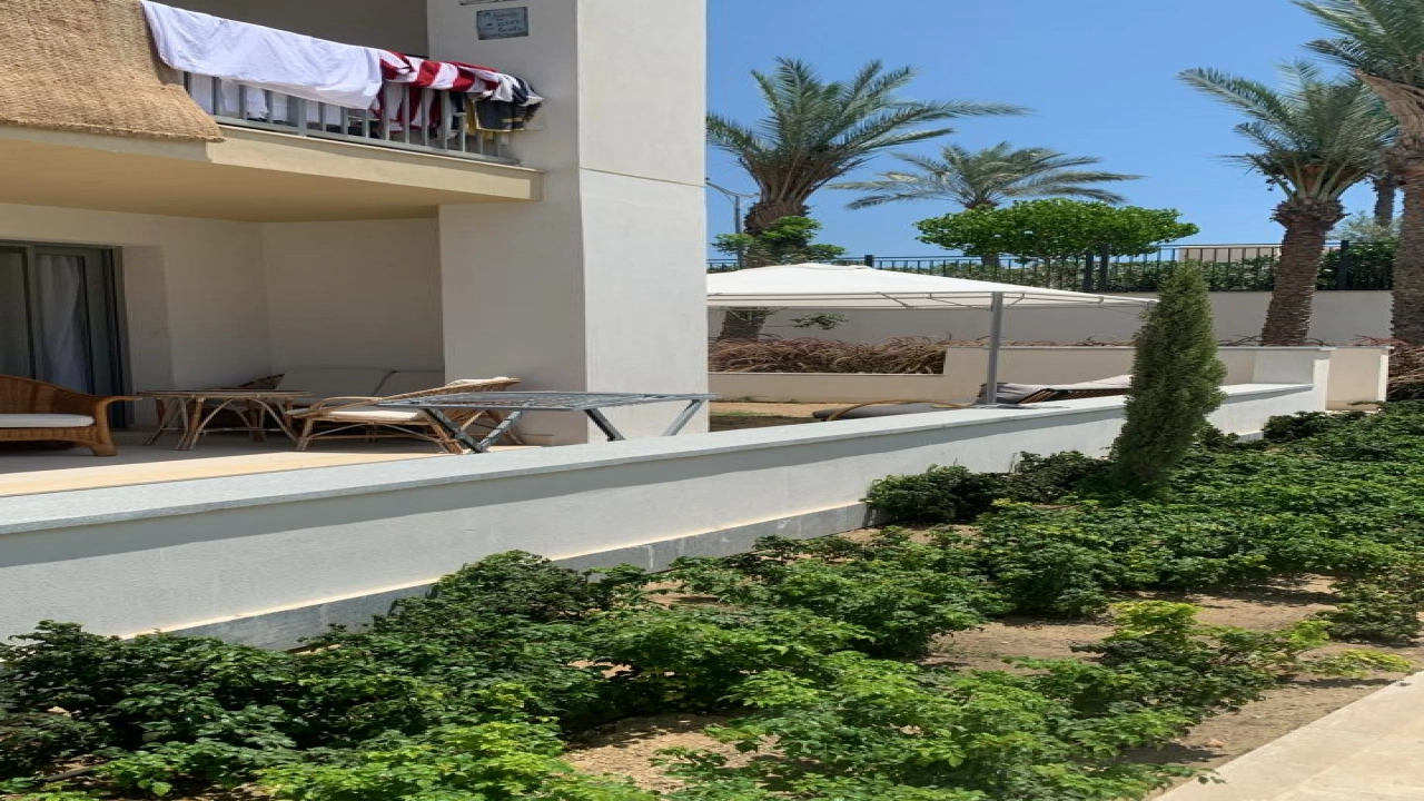 شاليه للايجار في مراسي فايا غرفه ارضي بجاردن