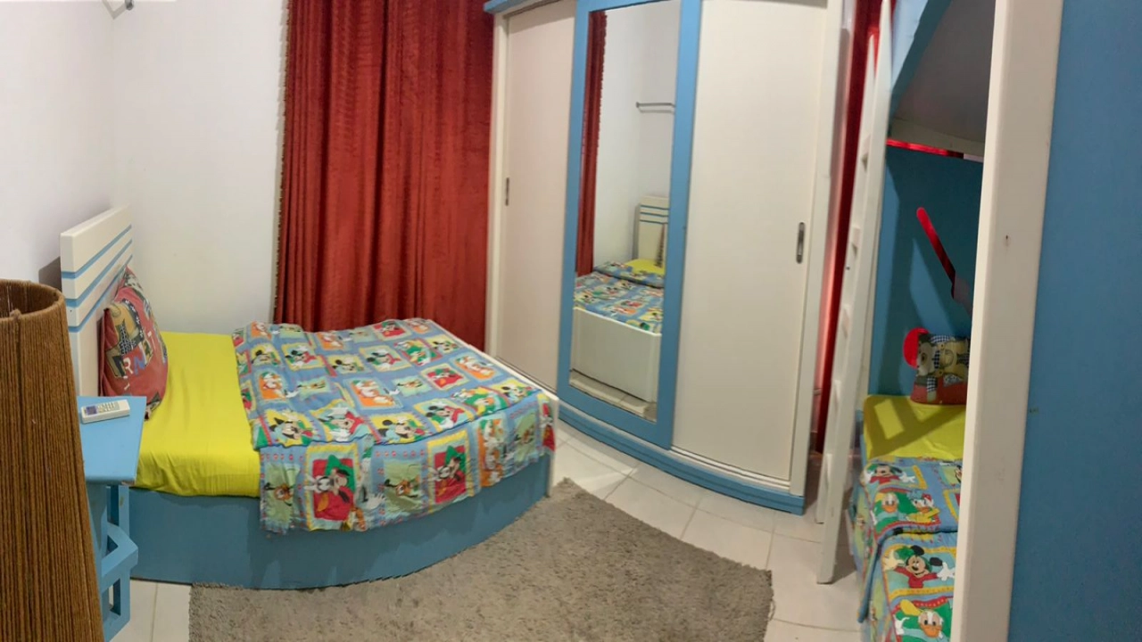 شاليه للإيجار في قرية امواج الساحل الشمالي 2 غرفة نوم