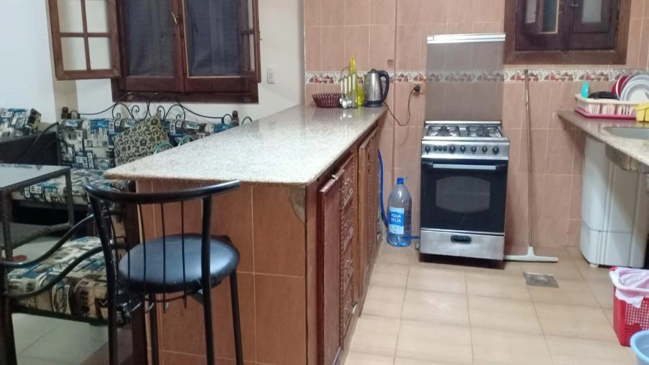 شاليه للايجار في قريه اللوتس الساحل الشمالي الدور الارضي غرفتين