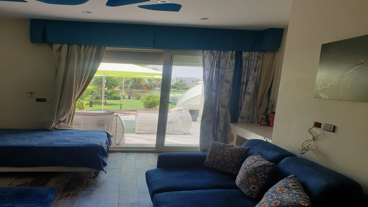 شاليه للإيجار في قرية هاسيندا الساحل الشمالي 2 غرفة نوم