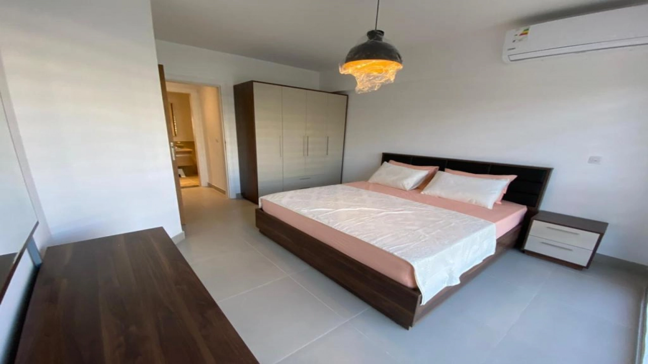 شاليه للايجار ارضي بجاردن في مراسي مارينا 1 غرفه