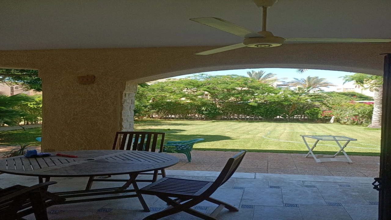 ايجار شاليه بالدور الارضي في مارينا الساحل الشمالي 3 غرف