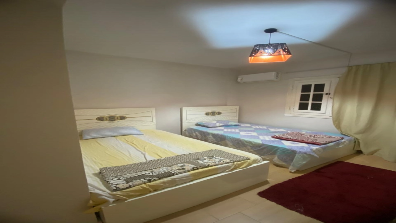 شاليه للايجار ارضي بجنينه في مارسيليا بيتش 2 3 غرف