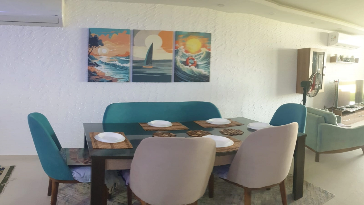 شالية للايجار في قرية فوكا باي الدور الارضي 3غرف