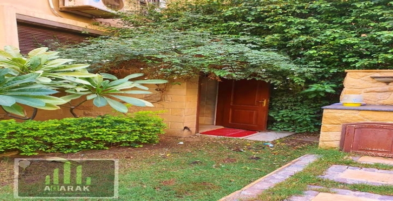 شقه + حديقه حي الاشجار اكتوبر  المساحه : 172م حديقه : 300 م