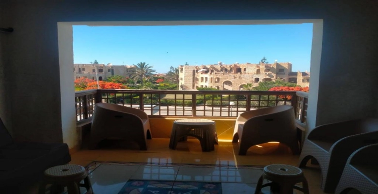 شاليه للايجار مارينا الساحل الشمالي 3 غرف