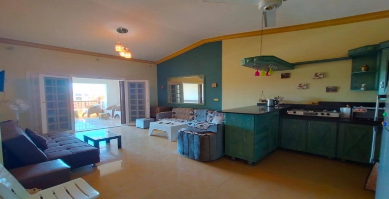 شاليه للايجار مارينا الساحل الشمالي 3 غرف