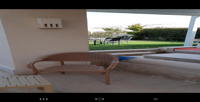 شاليه فاخر للايجار في هاسيندا باي الدور الارضي 3 غرف