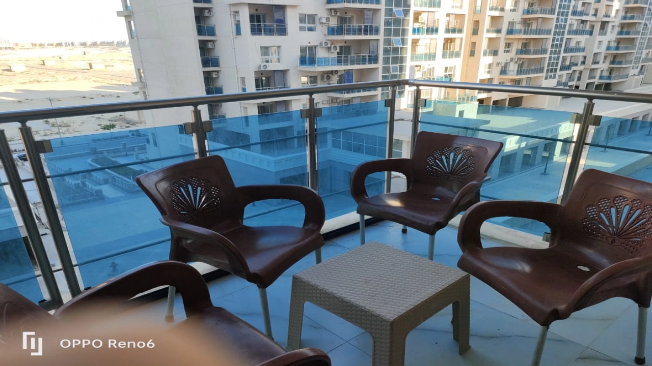 شالية للإيجار في الدون تاون العالمين الجديدة خلف ابراج العالمين