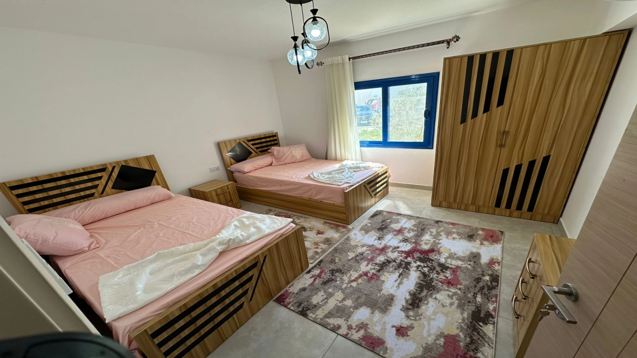 شالية 2 غرفة للايجار - بالساحل الشمالي - مراسي ( جريك )