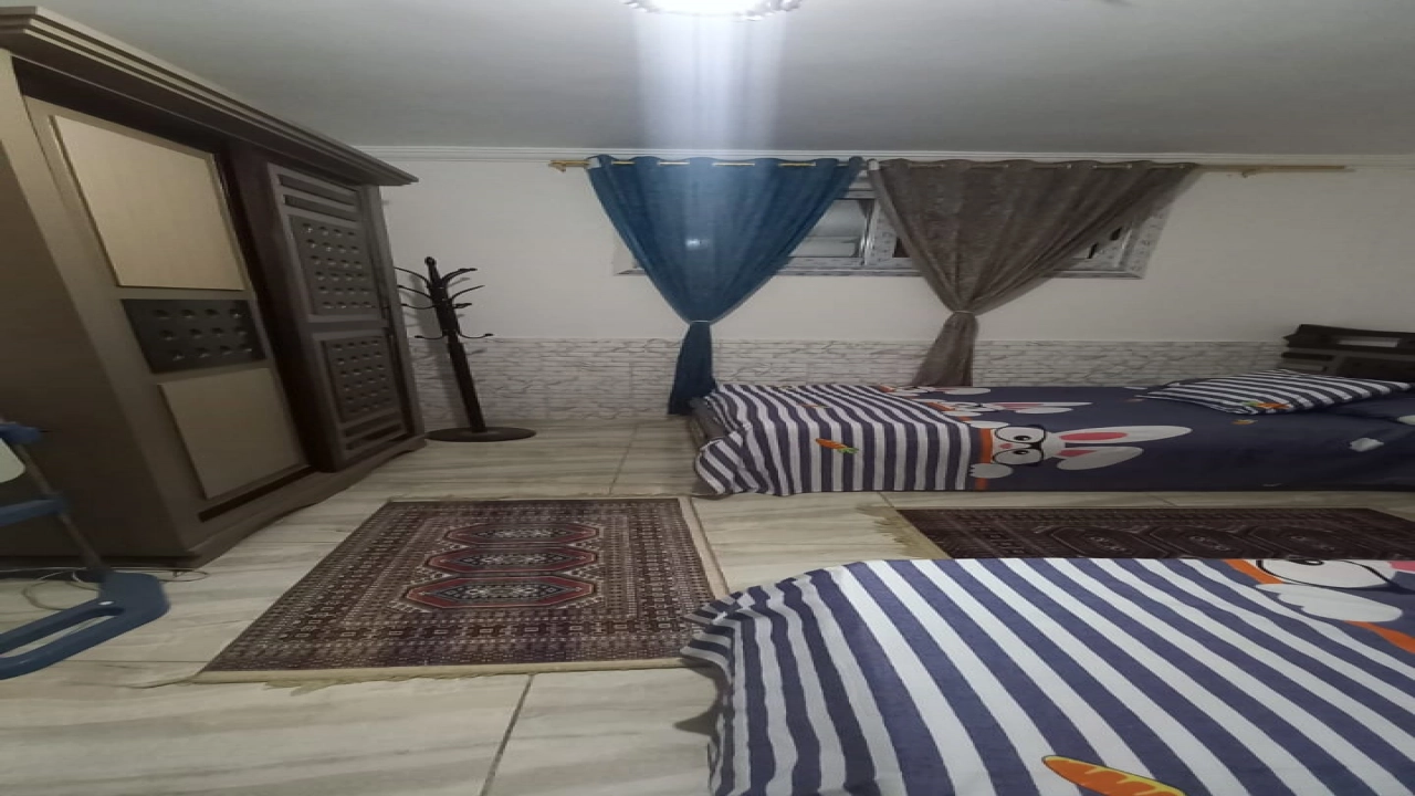 شالية للإيجار في قرية ديمورا الساحل الشمالي غرفتين