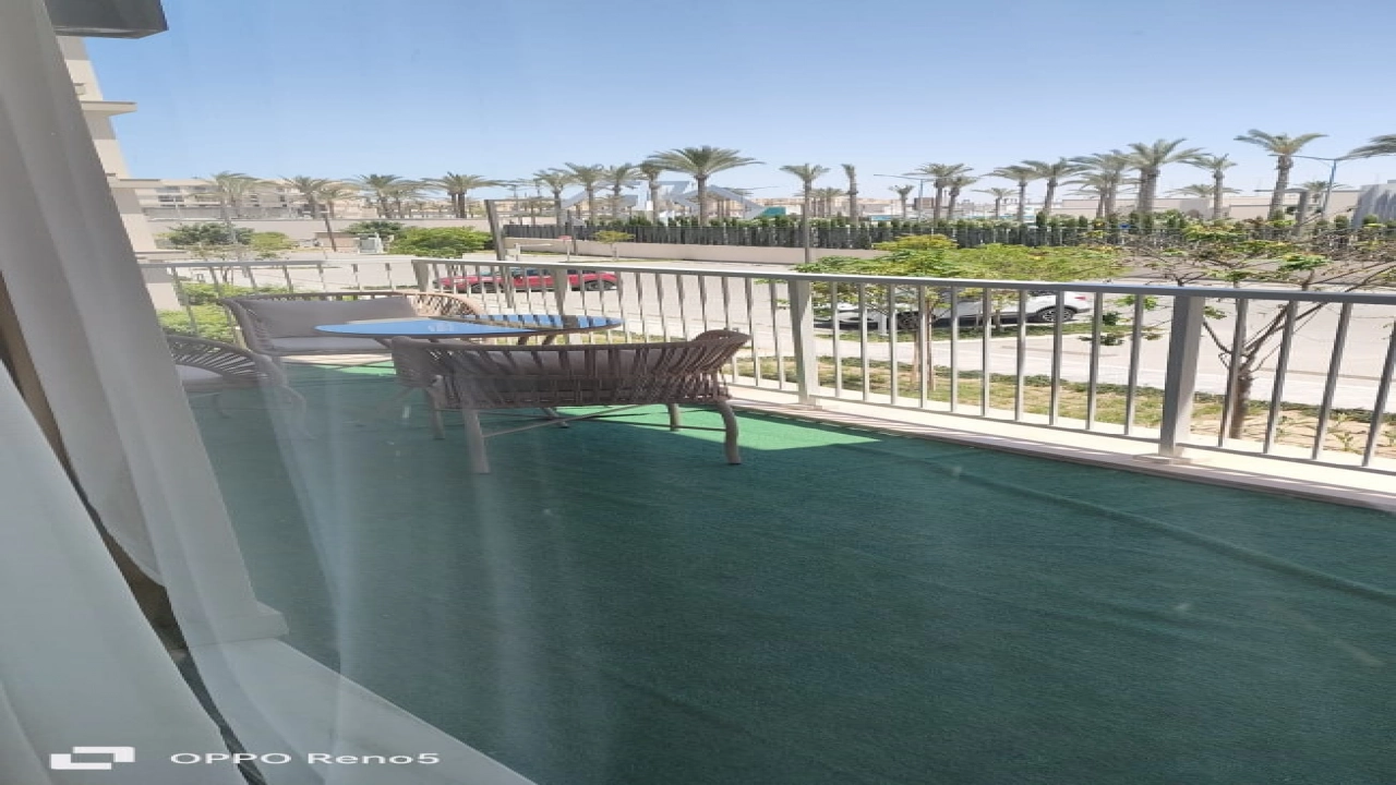 شالية غرفتين للايجار بالساحل الشمالي قرية مراسي (مارينا ويست)